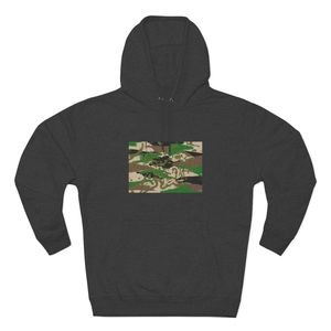 Unisex premium smoked camo hoodie